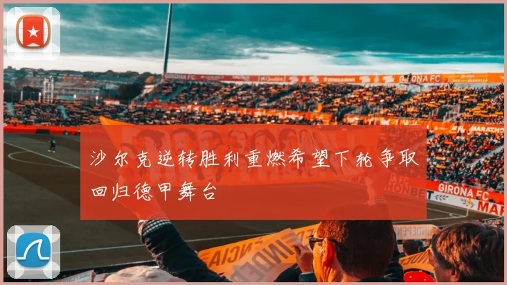 沙尔克逆转胜利重燃希望下轮争取回归德甲舞台